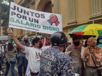 Salarios justos reclaman trabajadores jubilados y pensionados en Venezuela 